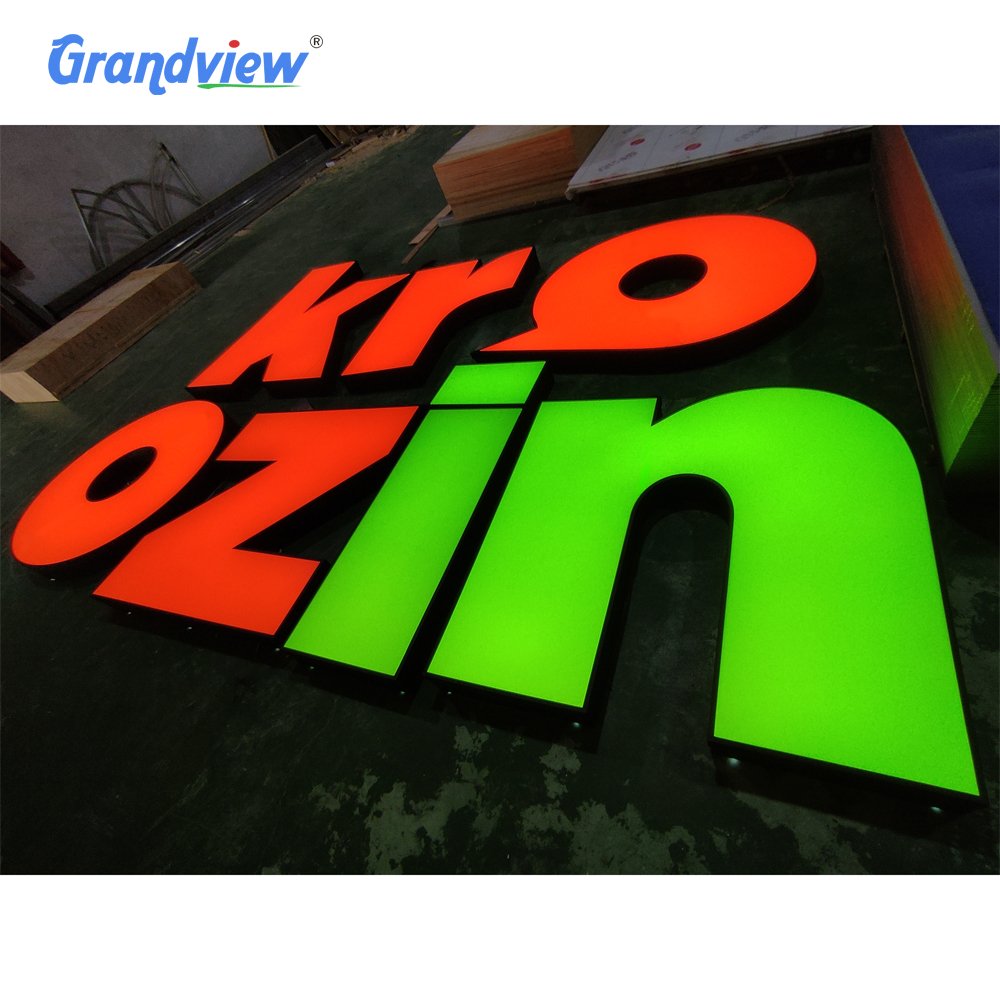 Advertising Shop Name Board Designs Led Sign Light for Building Sign Letters Board