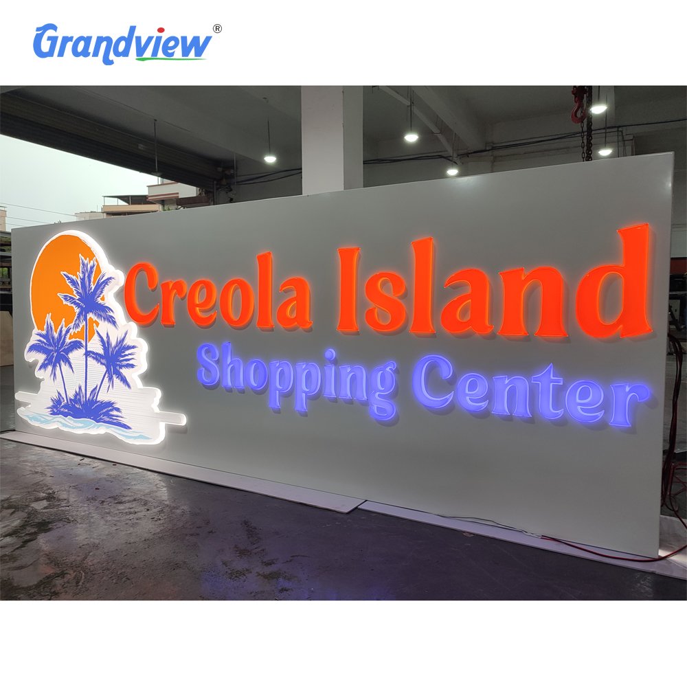 Advertising Shop Name Board Designs Led Sign Light for Building Sign Letters Board
