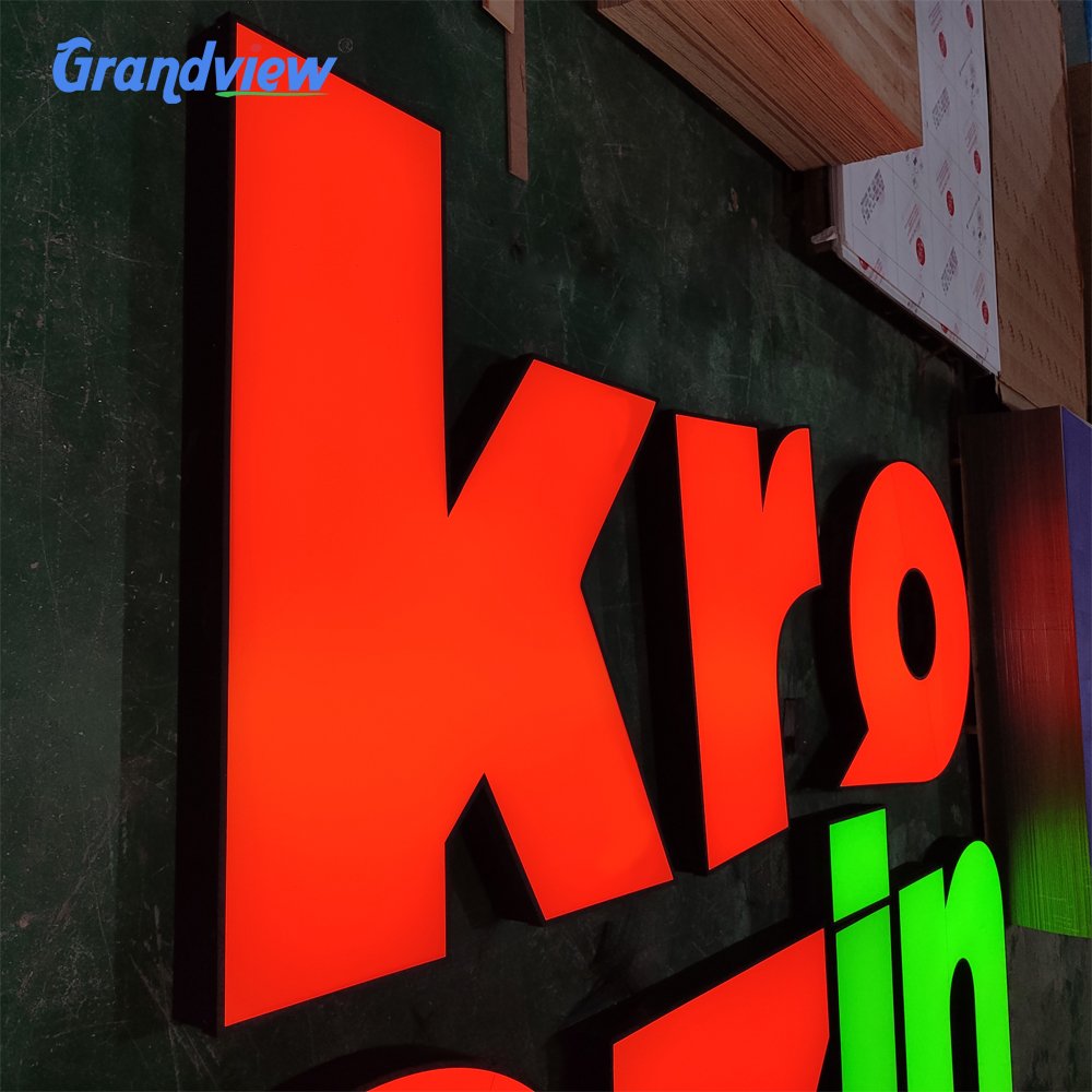 Advertising Shop Name Board Designs Led Sign Light for Building Sign Letters Board