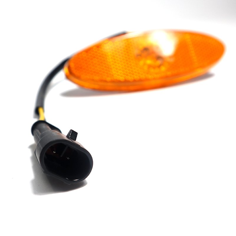 Rear Marker Lights 24V LED Amber Side Markers for Trailers