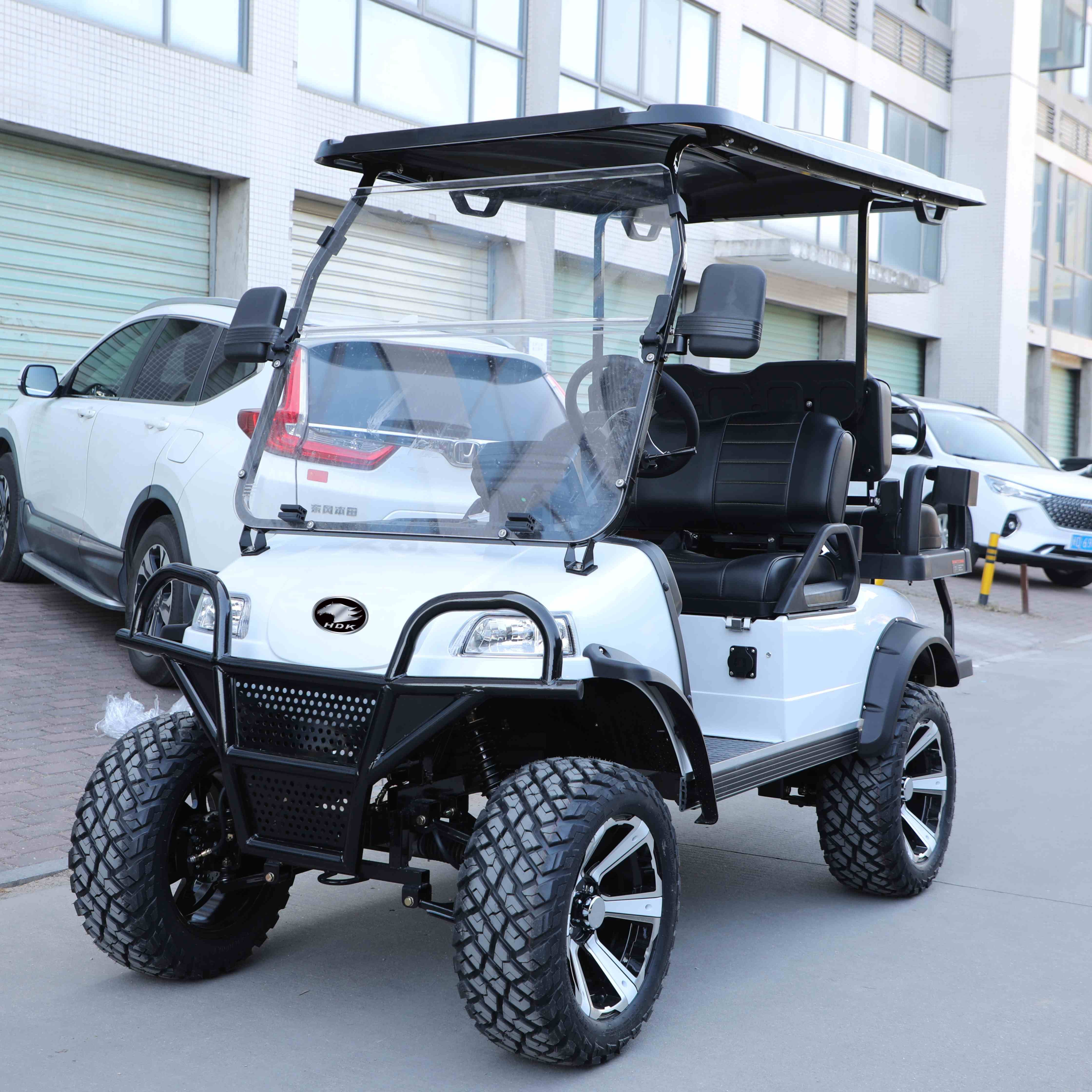 Offroad Motorcycles Big Scooter With Phone Holder Screen Party Buggy Tourist HDK Evolution Electric Golf Carts for Sale Price