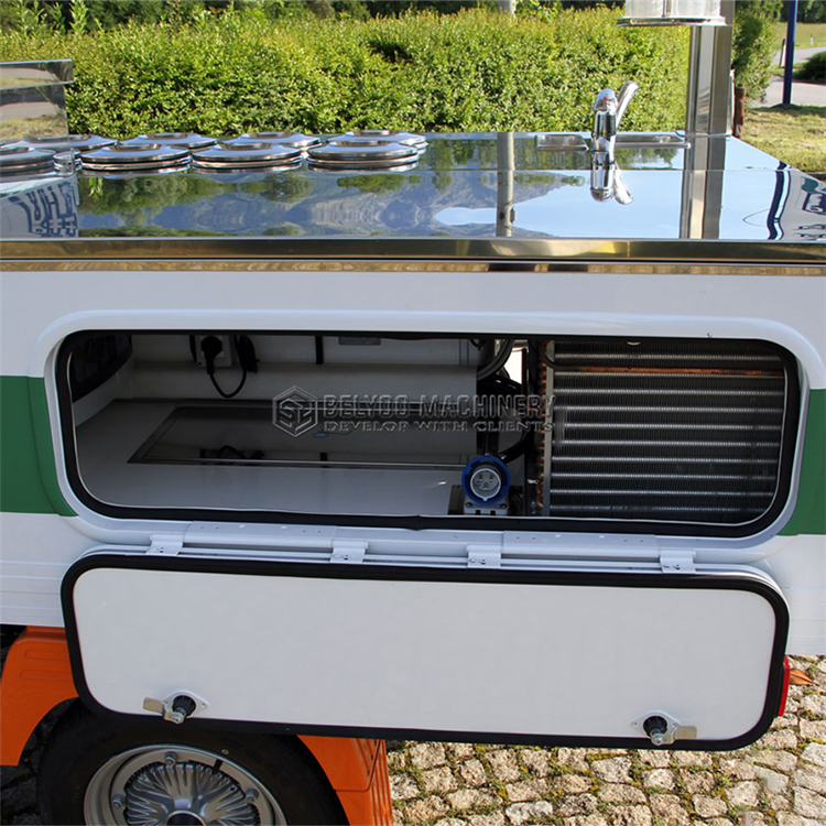 Piaggio Ape Electric Tape Tricycle Mobile Beer Juice Cocktail Drink Bar Coffee Shop Food Truck Cart for Sale