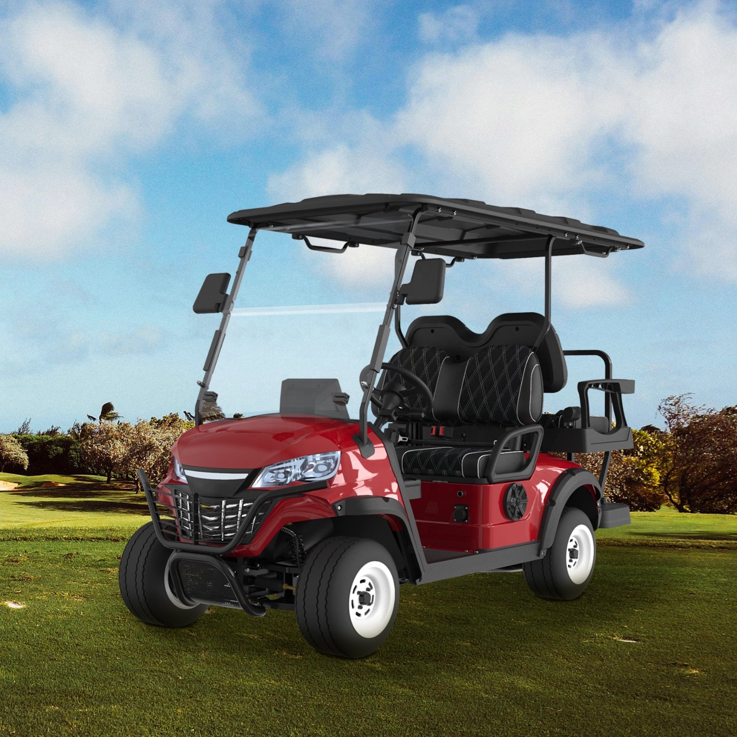 Shining Brand Factory Price 4 Wheel off Road Electric Hunting Buggy 4 Seater Golf Carts for Sale
