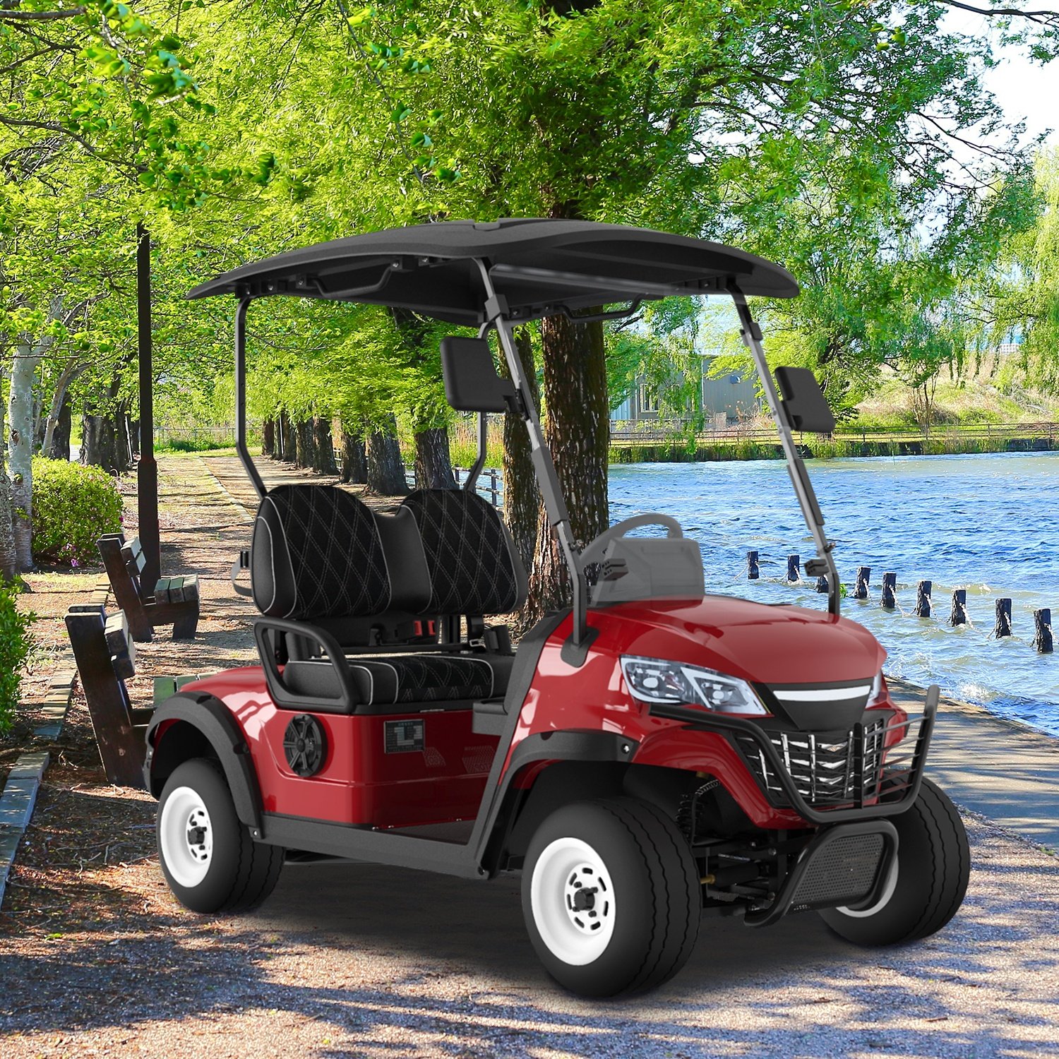 Shining Brand Factory Price 4 Wheel off Road Electric Hunting Buggy 4 Seater Golf Carts for Sale