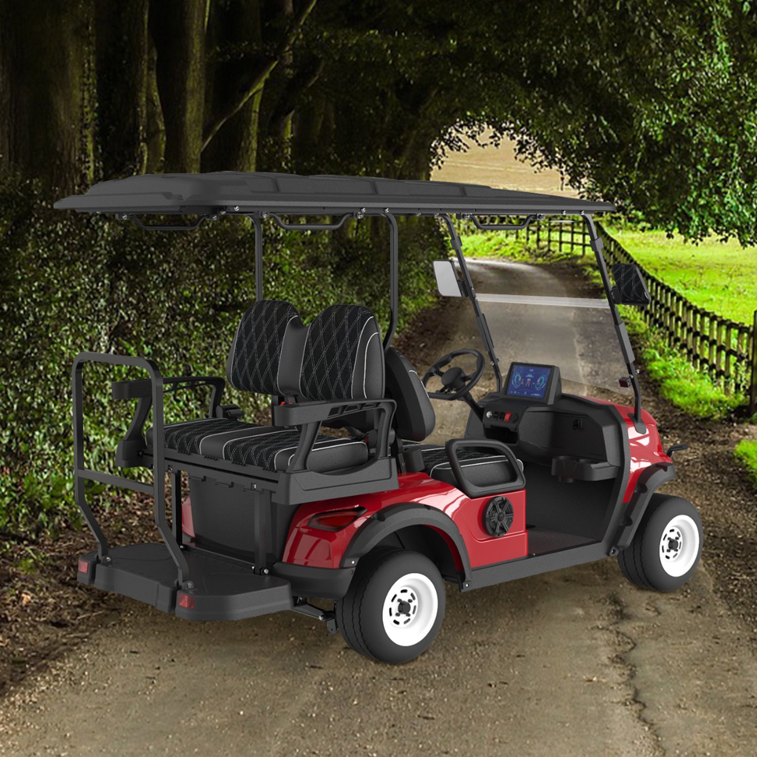 Shining Brand Factory Price 4 Wheel off Road Electric Hunting Buggy 4 Seater Golf Carts for Sale