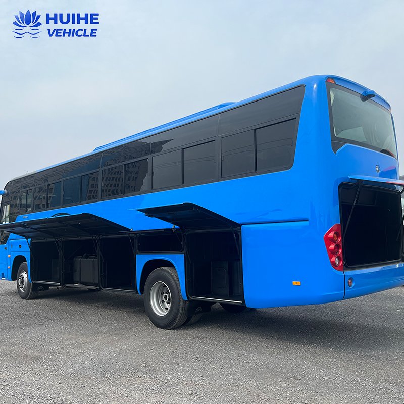 Luxury 55-Seater Coach Bus Front Engine Automatic Transmission Diesel Fuel-Left Hand Driver New Passenger Luxury Buses for Sale