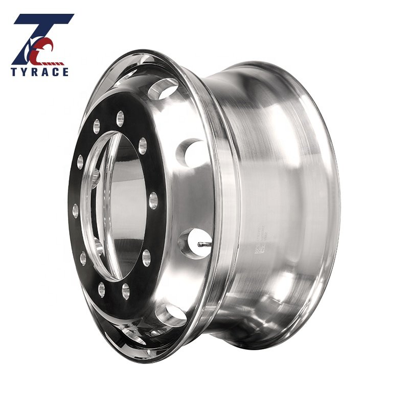 CHROME WHEEL RIMS POLISHED MACHINED FINISHED ALLOY TRUCK and BUS WHEEL RIMS