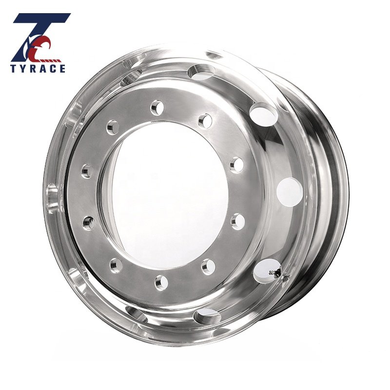 CHROME WHEEL RIMS POLISHED MACHINED FINISHED ALLOY TRUCK and BUS WHEEL RIMS