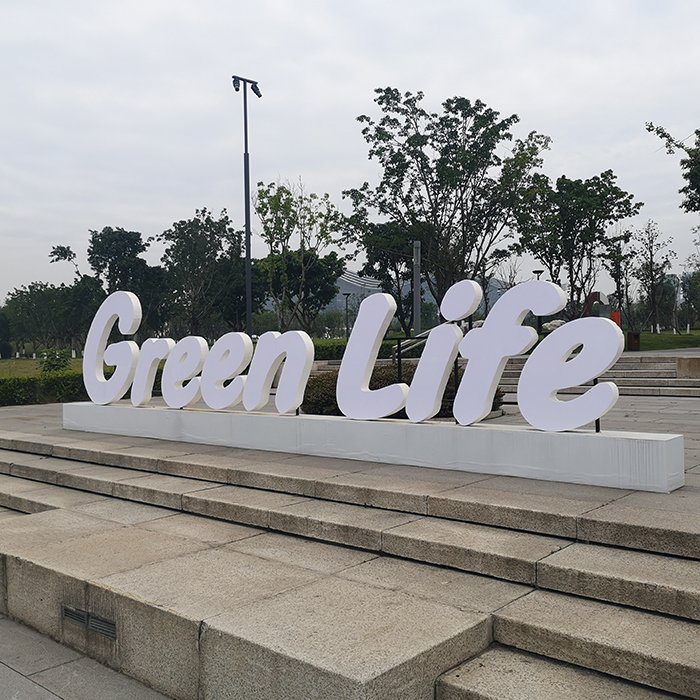 Wholesale Outdoor Giant 3D Foam Alphabet Letters Free Standing Acrylic Large Sign