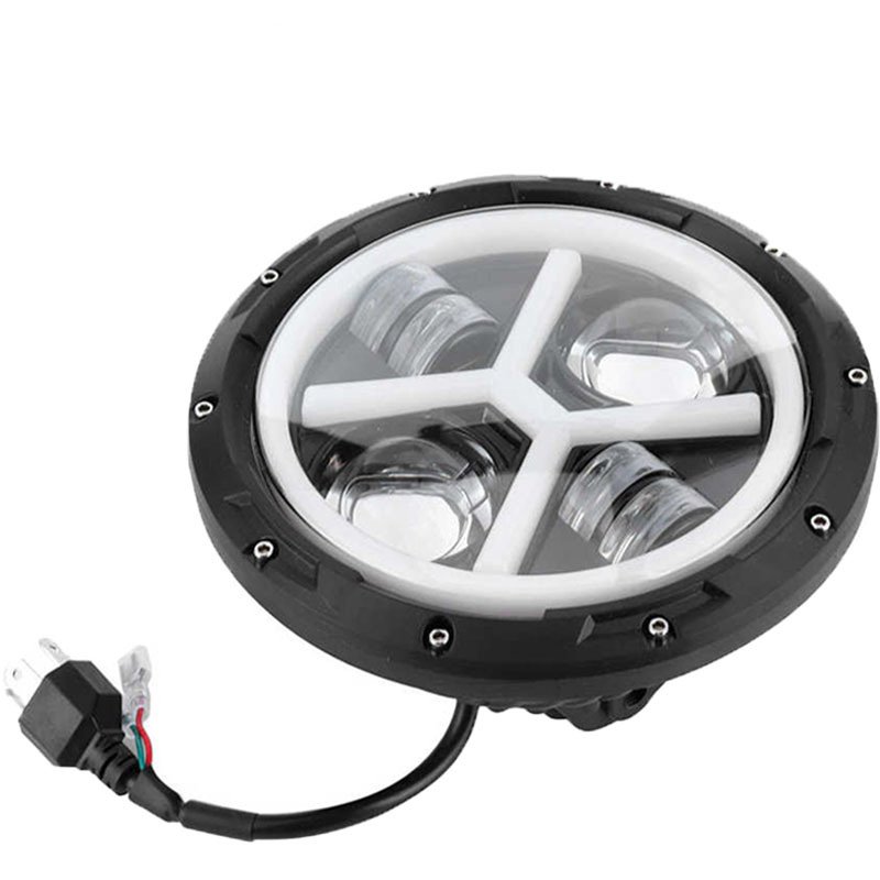FDN 65w New Design Led Work Auto Lamp Truck Car 7 Inch Spotlight 65W 6500LM Luces Led Tractor Off Road Led Car Headlight