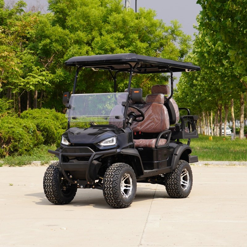 High-End Quality 72V 5KW/7.5KW AC Motor 4 Wheel 2+2 Seater Electric Golf Carts
