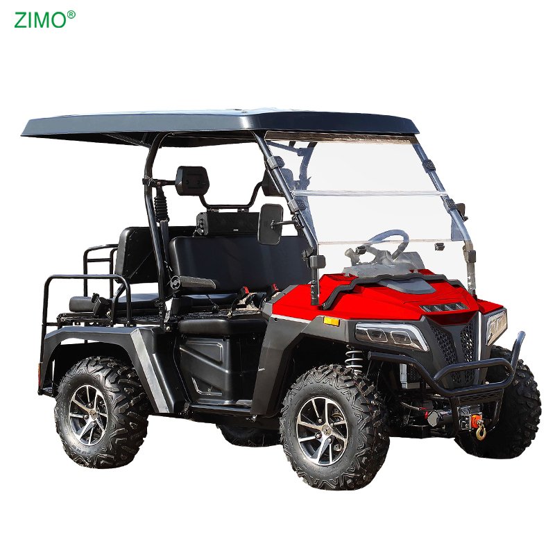 New Electric Sightseeing Bus 72V 4 Seater Electric Golf Cart