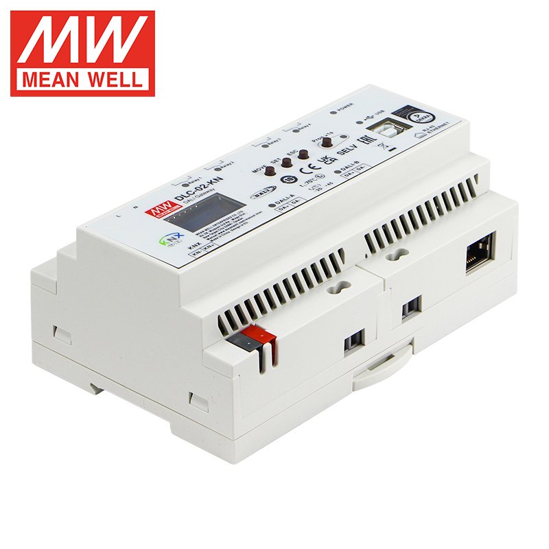 MEAN WELL DLC-02-KN DALI-2 Gateway Din Rail for Smart Home Lighting to the KNX installation