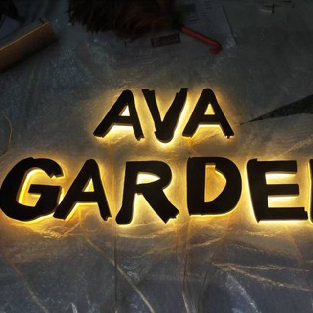 Custom Electronic Led Illuminated Sign Advertising 3d Acrylic Logo Light up Channel Letters Led Signs for Business Coffee Shop