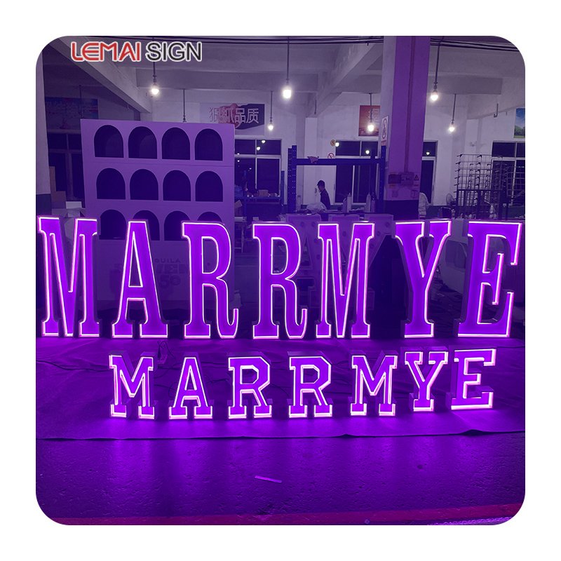 Factory High-quality Neon Light Subtitle Letter 3ft4ft Large Led Light Bulb Bright Ceiling Digital Luminous Symbol Sign