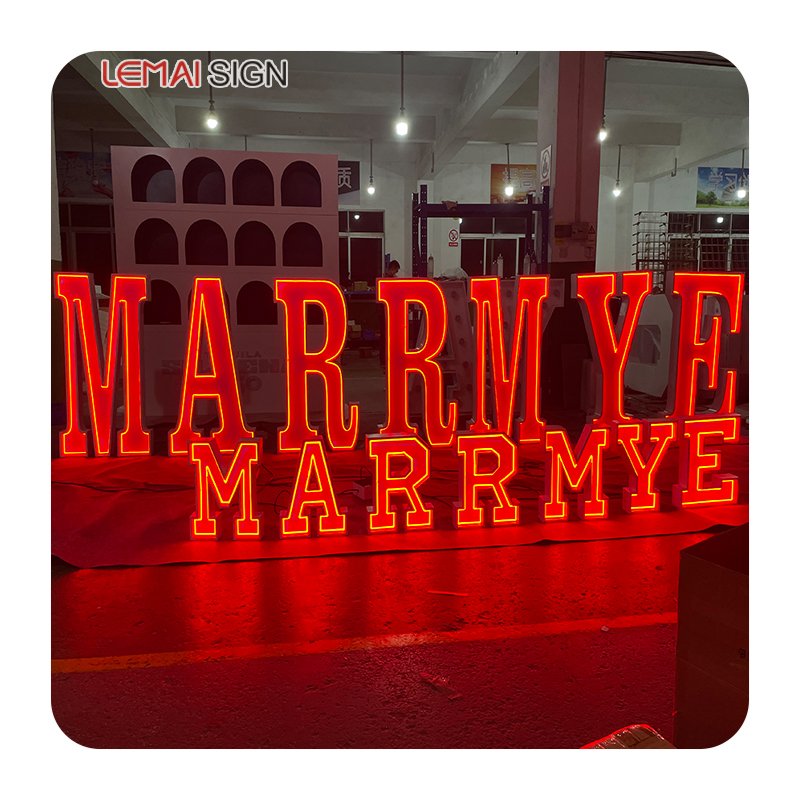 Factory High-quality Neon Light Subtitle Letter 3ft4ft Large Led Light Bulb Bright Ceiling Digital Luminous Symbol Sign