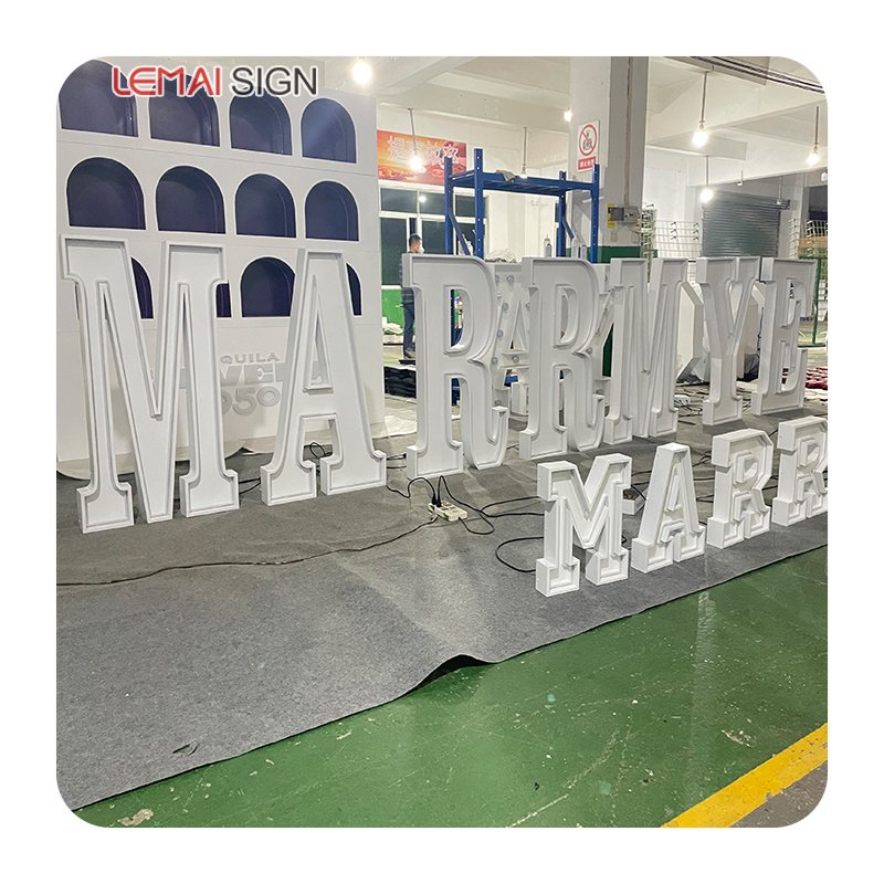 Factory High-quality Neon Light Subtitle Letter 3ft4ft Large Led Light Bulb Bright Ceiling Digital Luminous Symbol Sign
