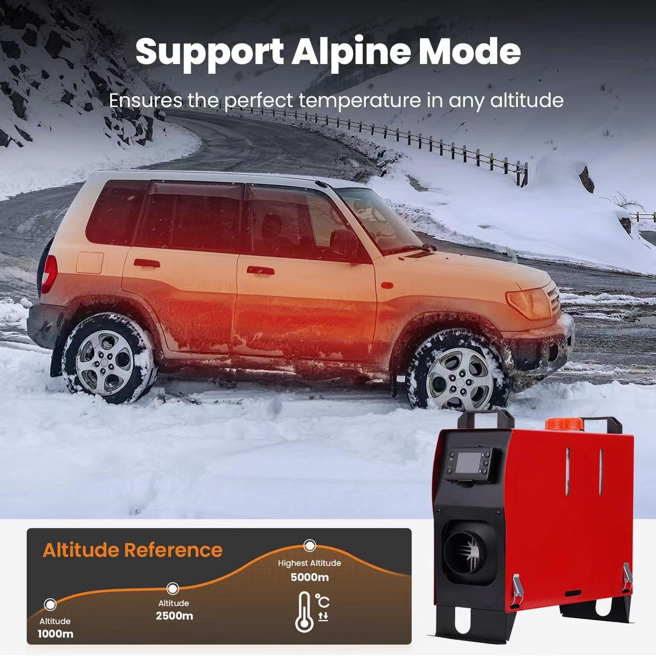 Air Parking Heater Full Set of Accessories 2KW 5KW 12V 24V Diesel Heater Parking for Truck Bus Boat Car RV