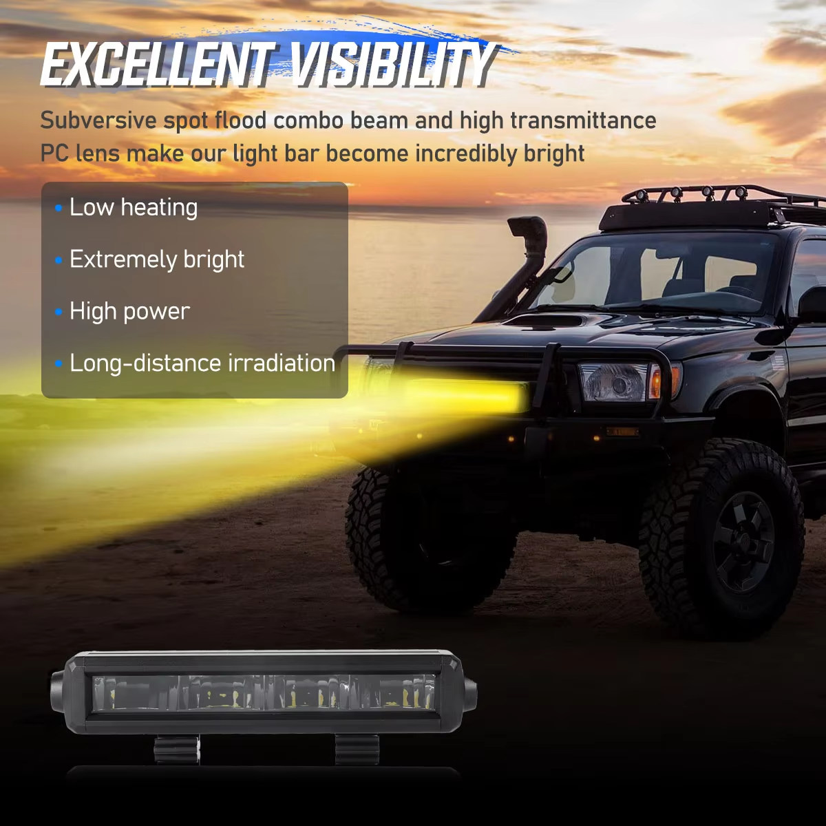 Edgeless Led Light Bar for Off Road Led Lighting