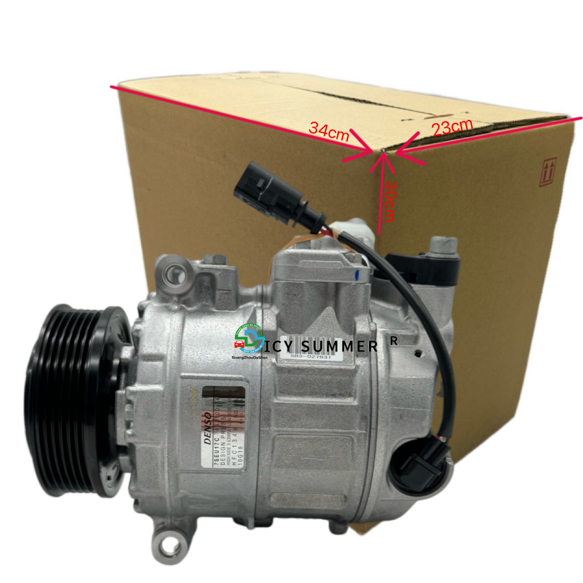 GZDS Auto AC Compressor for Volkswagen Metway 7E0820803F 7E0820803J 447150-2934 Automobile air Conditioning Pump