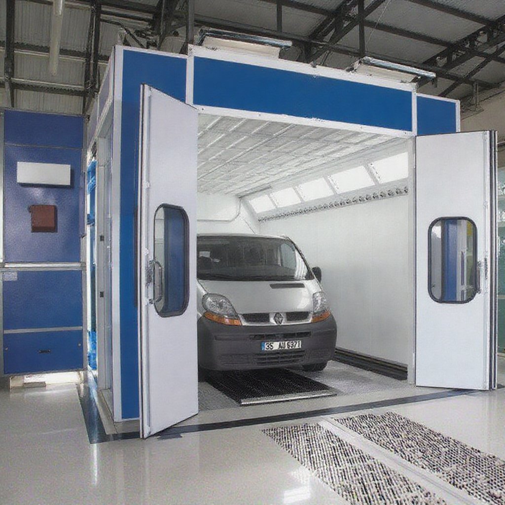 Cabina De Pintura Para Camiones En Venta/cabina De Pintura Industrial Usada/cabina De Spray Para Autobuses Con Certificado CE
