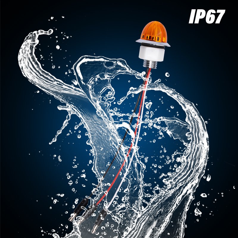 DOT Waterproof Led Side Marker Light for Bus Truck Trailer Truck 24V 12V Watermelon Truck Light