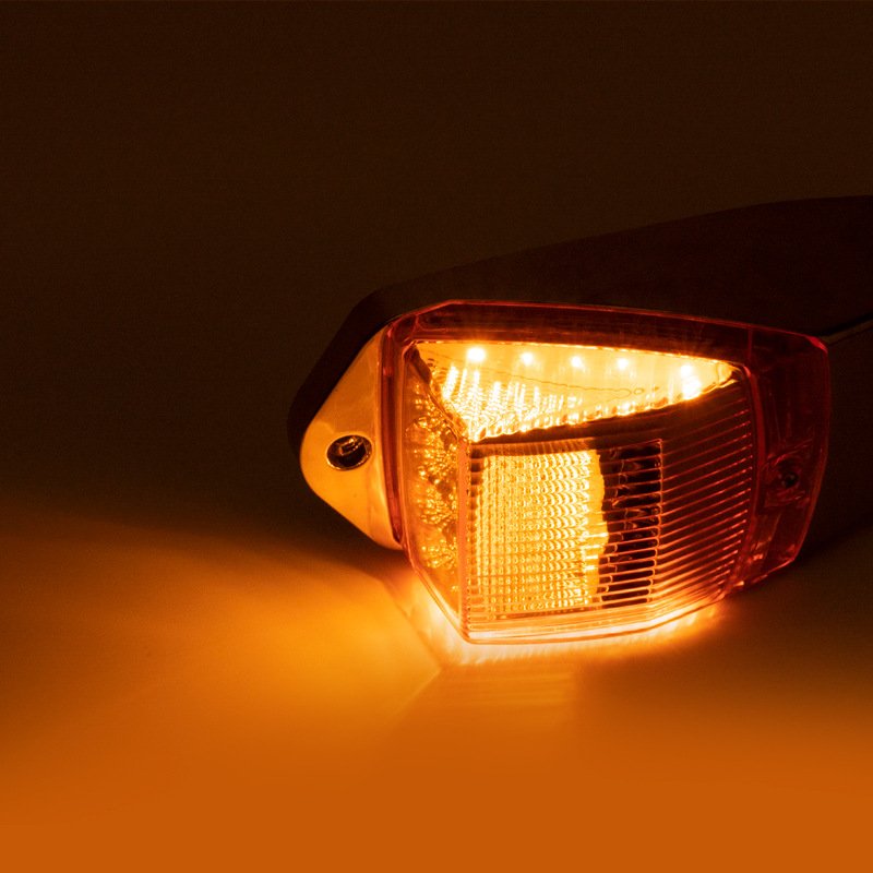 Hotsell 17 LED Cab Roof Light Amber Roof Indicator Light Amber Roof Marker Light for Vehicle Car Trailer Truck Bus Boat