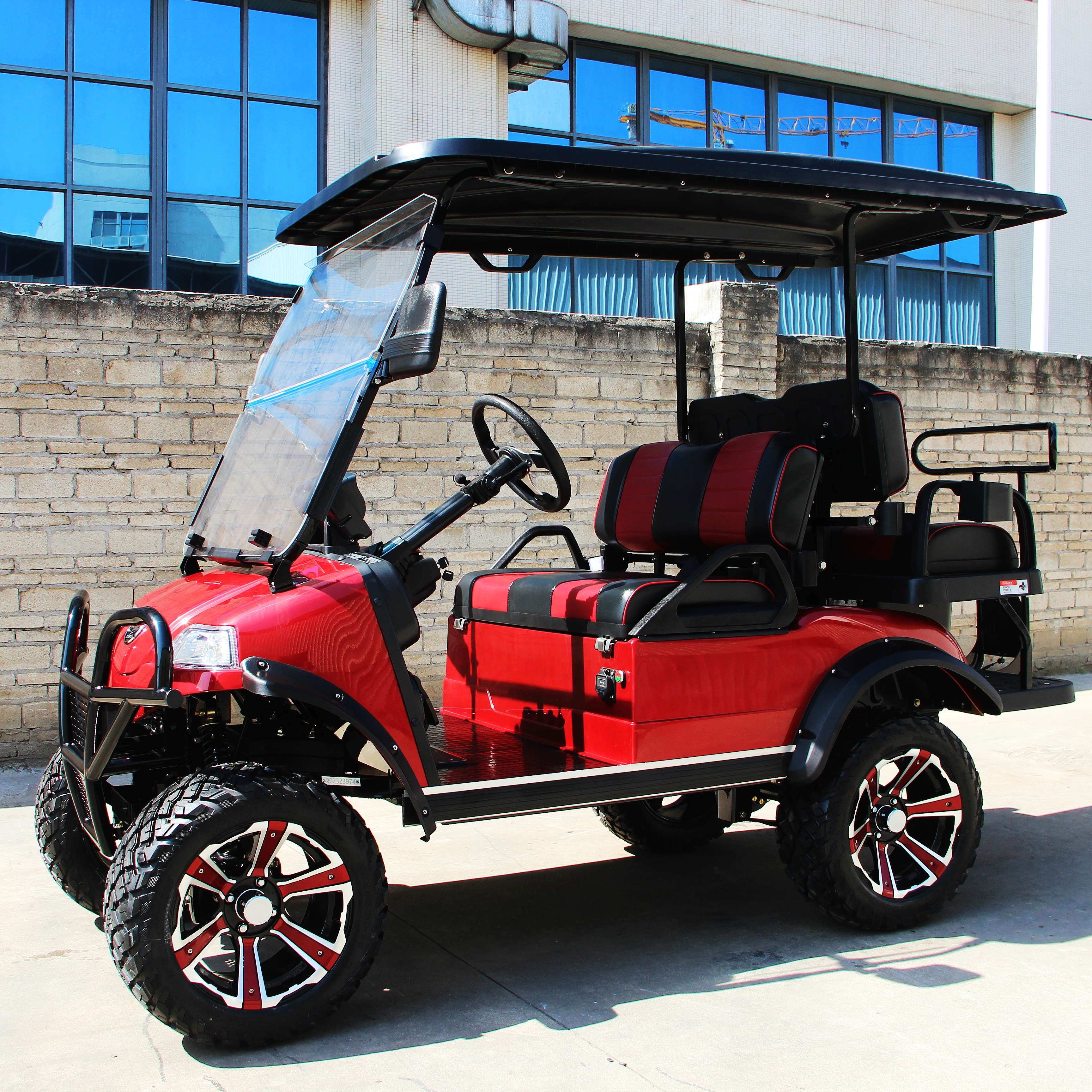 Price Off Road HDK Evolution Mini Bus UTV ATV Buggy Tourist Car Luxury Adult 48V Lifted Electric Golf Carts
