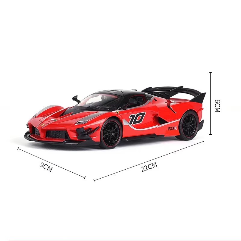 Unisex Diecast 1:24 Supercar Model Metal Pullback Toy with Sound and Light Effects for Ornament and Decor Toy Car Diecast Cars