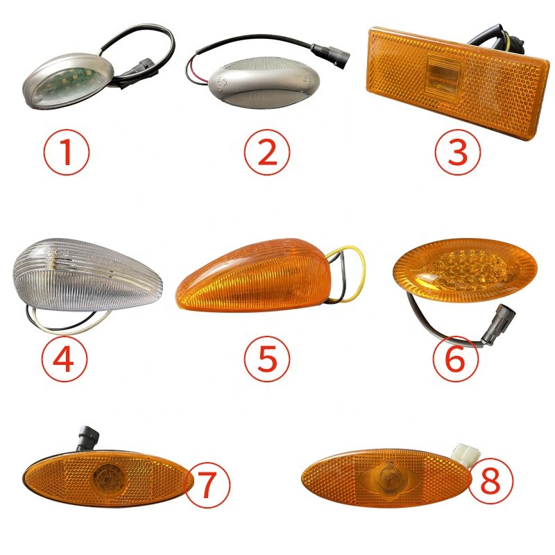 China Best Selling Bus Lamps Accessories 24V LED Turn Signals Edge Lamp Fog Brake Lights Side Marker Light Bus Parts