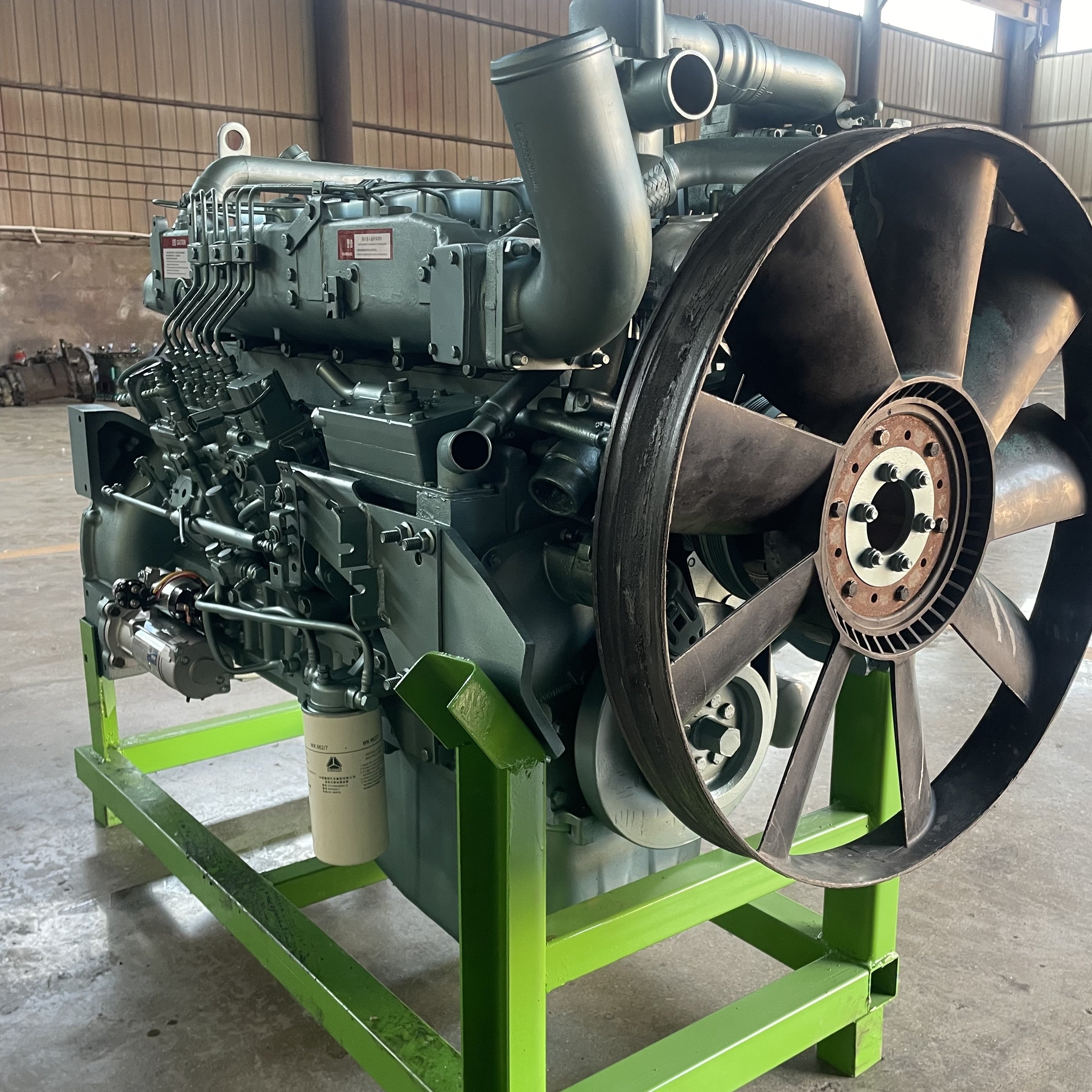 Rebuild Overhauled Engine Sinotruk Howo Engine Euro2 Euro3 371hp 375h Mechanical Fuel Pump Remanufactured Engine