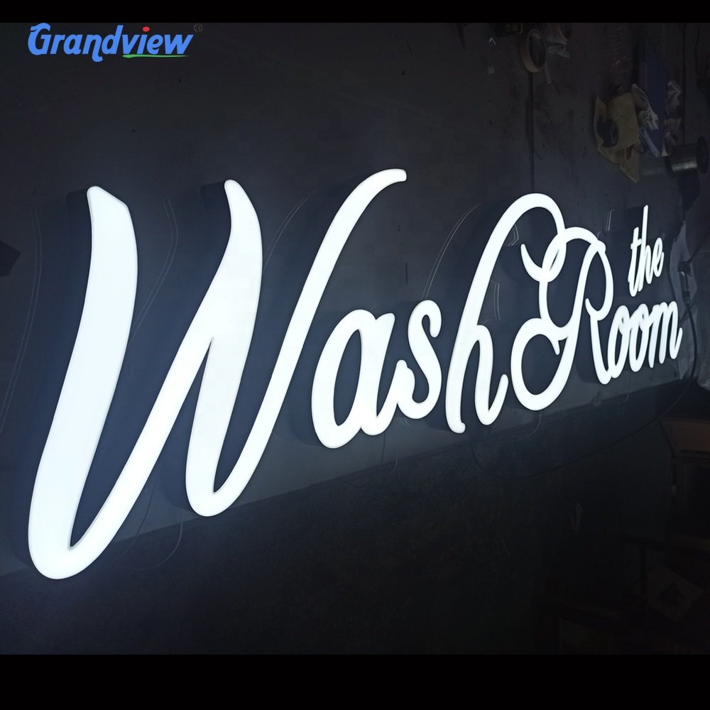 Hotel Acrylic High Brightness Outdoor Brand Name Display Lighting Decoration Led Sign Sales Online