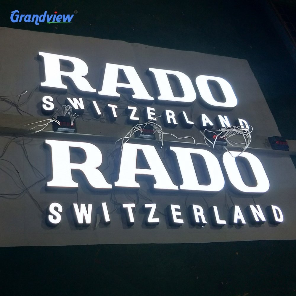 Hotel Acrylic High Brightness Outdoor Brand Name Display Lighting Decoration Led Sign Sales Online