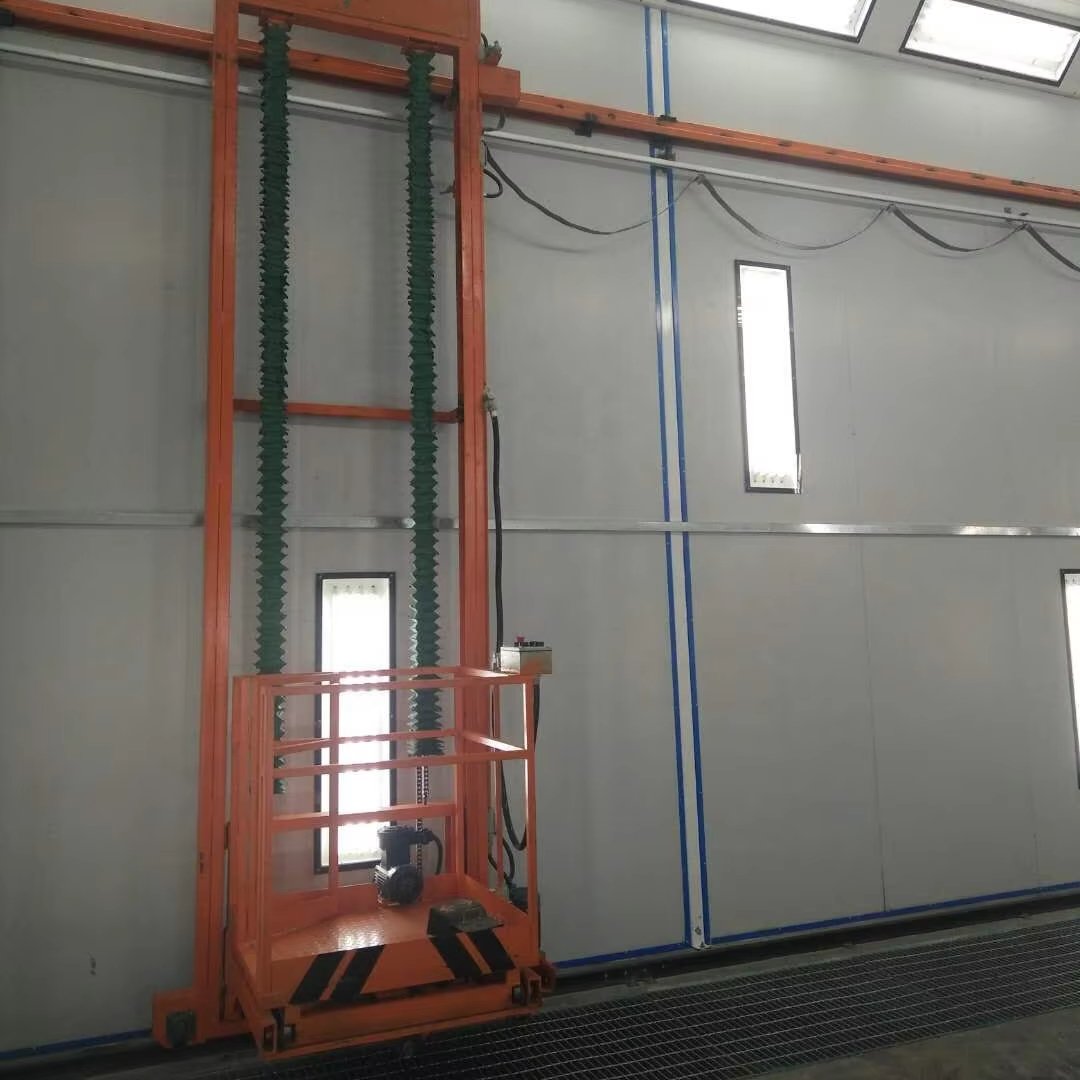 3D Lift Platform up Down Draft Truck Bus Paint Booth with 3D Lift Working Platform