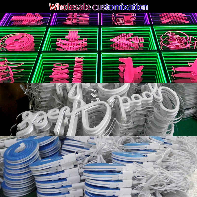Customized LED Neon Light Car Art Decorations ACryl Electronic Home Mall Lighting Company Posters DC Power Supply Sign