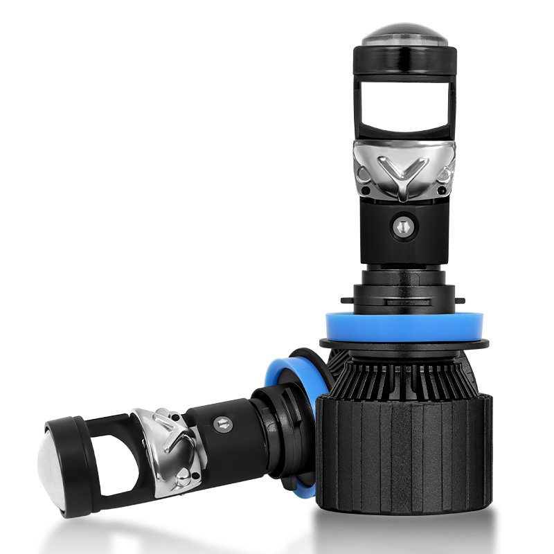 High Power 130w Mini Lens H7 Bi Led Projector 9006 9005 H11 H4 Lens Car Led Headlight Bulb with Two Copper Focos Led Faros 12v