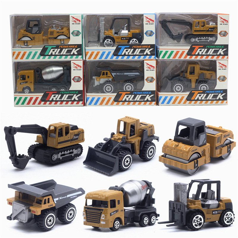 1:64 Window Boxed Alloy Die Casting Police Car Engineering Vehicle Fire Truck City Rescue Series Toy Cars