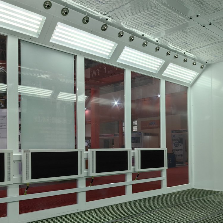 Car Spray Painting Room Middle Bus Spray Paint Booth Industrial Paint Booth