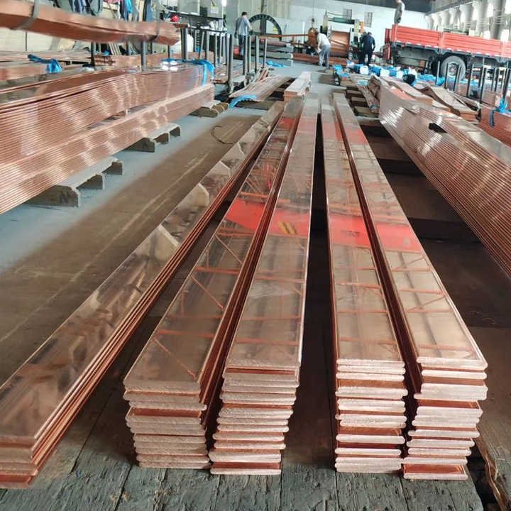 Astm C11000 Bus bar Copper 5x30mm Tin Plated Copper Bus bar