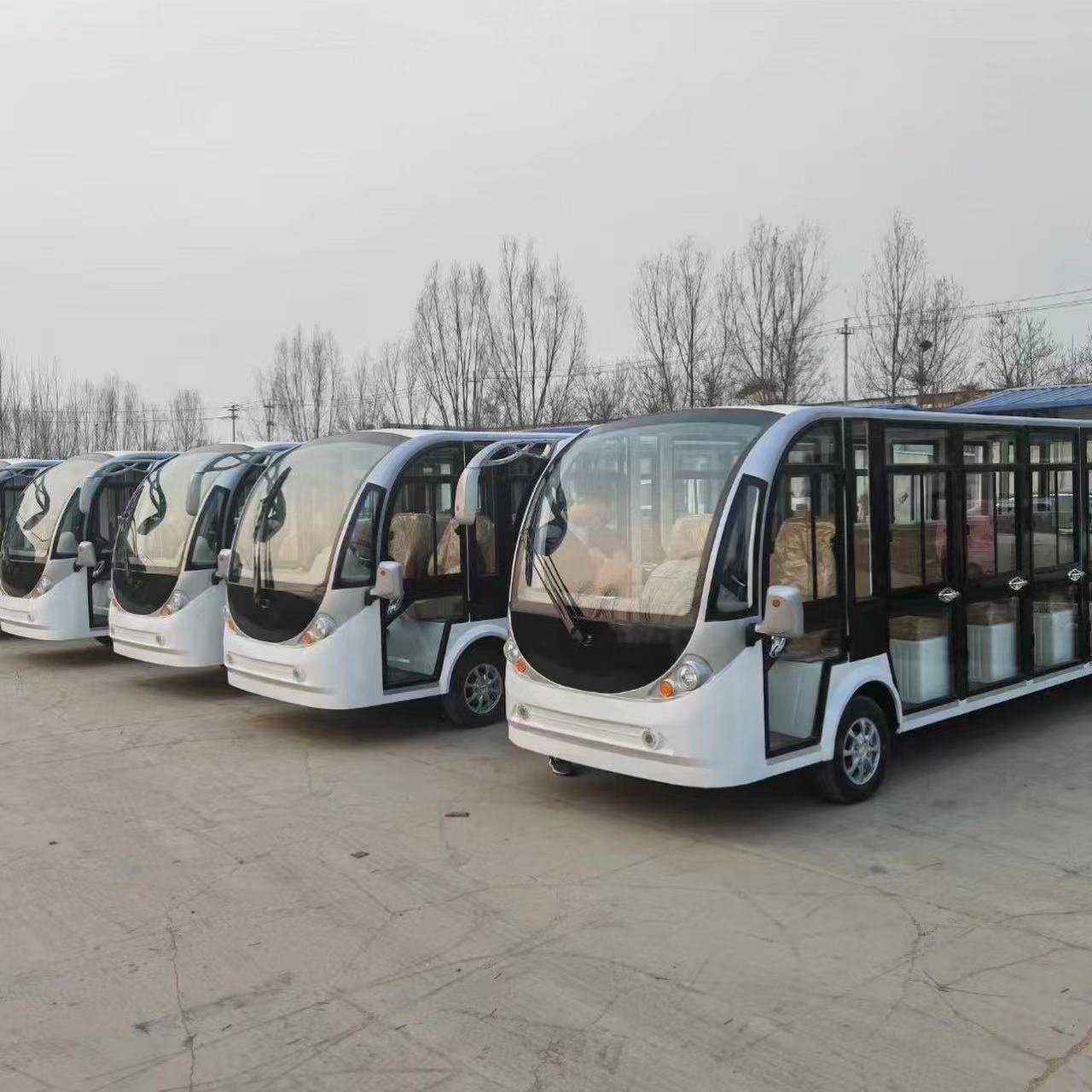 Factory Customized Style Electric Bus Sightseeing Bus Accessories City Transportation for Business