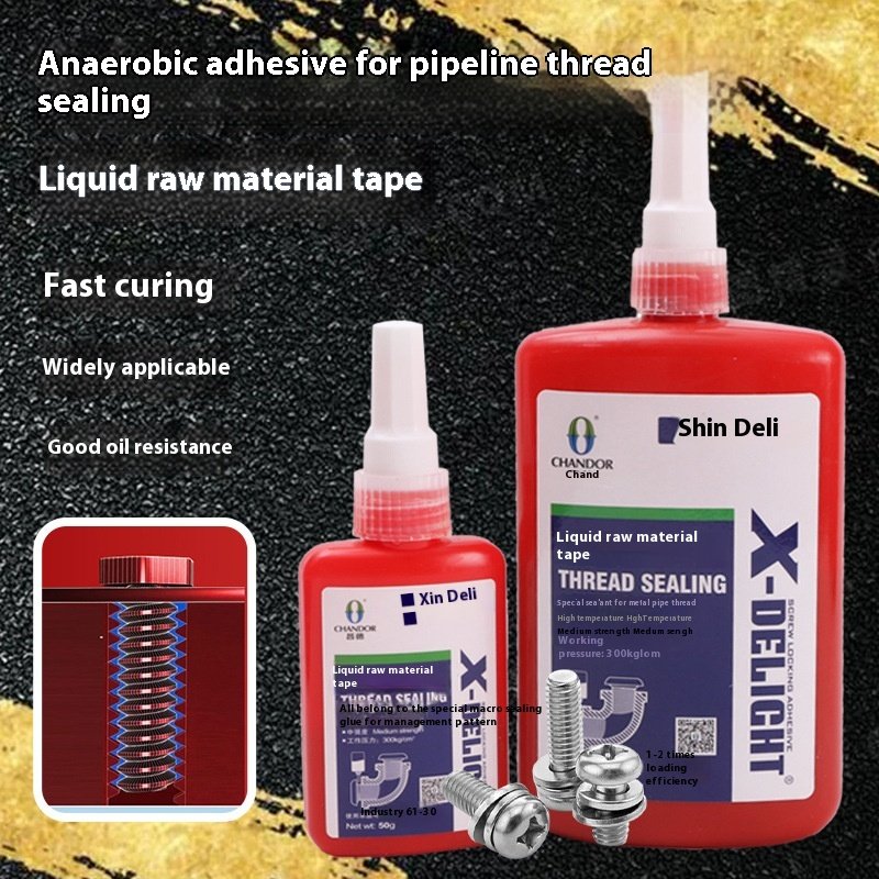 Xindeli High Strength Threaded Glue Anti-Elasticity Fixed Locking Agent Seal Liquid Raw Tape Removable Fixation Epoxy Sealant