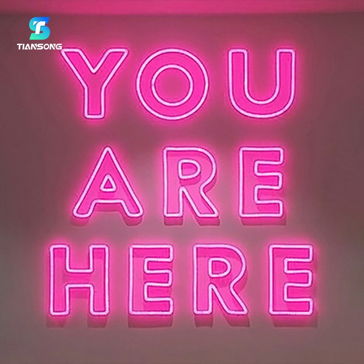 Leave a Message Neon Sign for Event Decor Led Neon Light Business Logo Custom Standing Neon Led Illuminated Sign