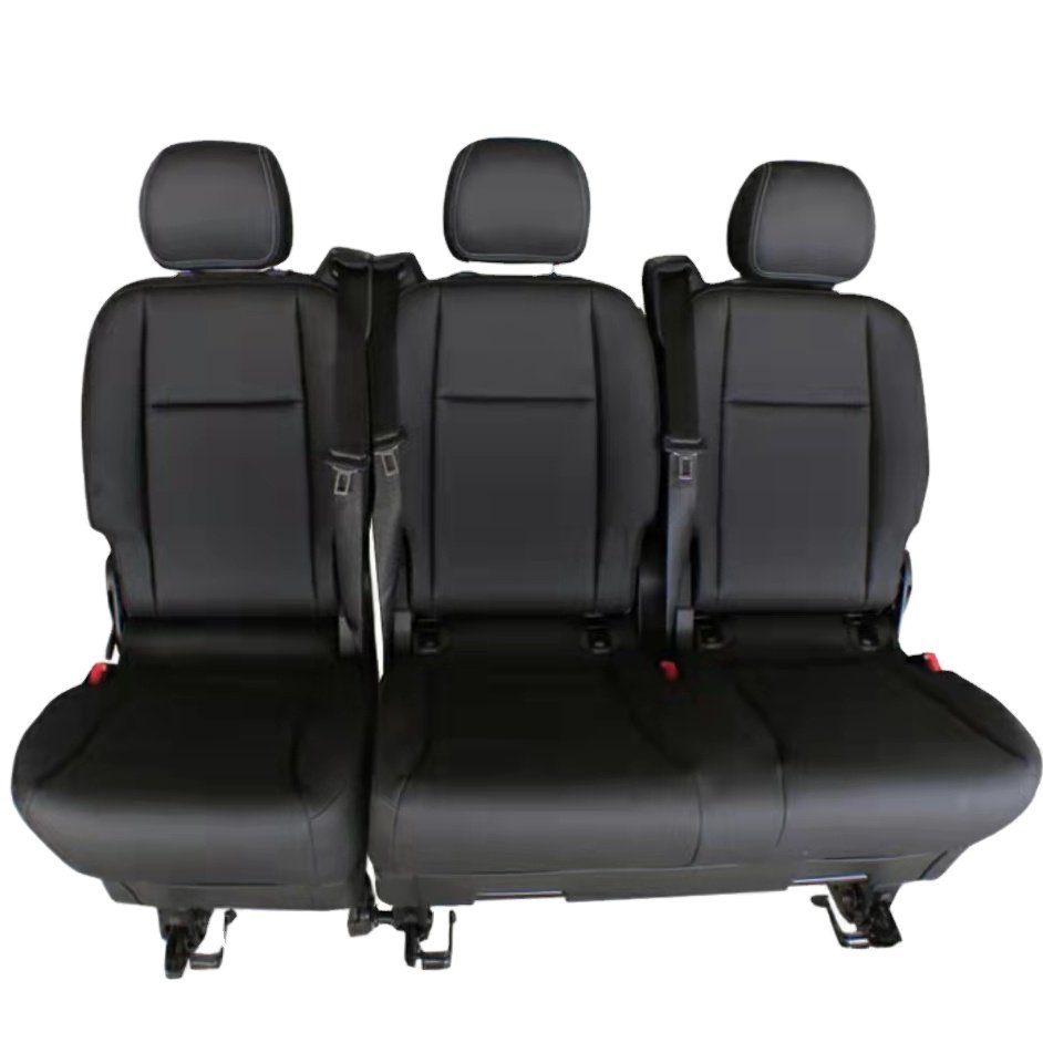 2022 Classic Beige Black Original Vito Leather Bench Seat Perfect Fit for Mercedes Viano Vito V Class Van