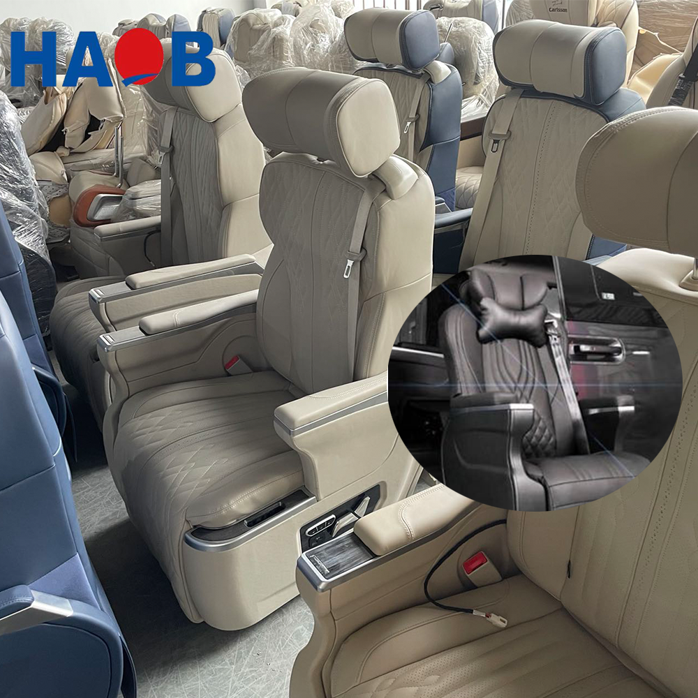 Haobang Factory Luxury Commercial Van Mpv Seat with Massage Comfortable for Mercedes Benz Viano Vito Carnival sienna
