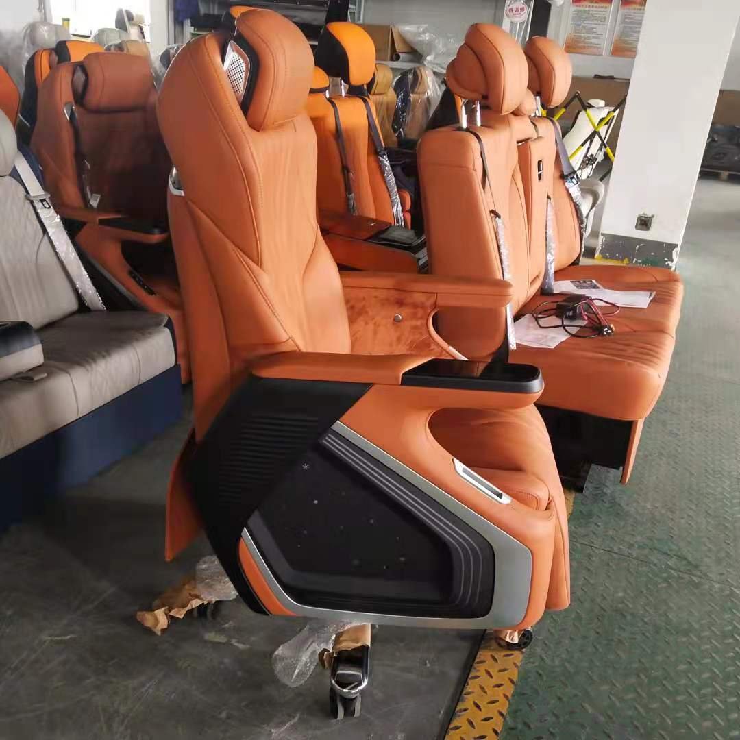 Haobang Factory Luxury Commercial Van Mpv Seat with Massage Comfortable for Mercedes Benz Viano Vito Carnival sienna