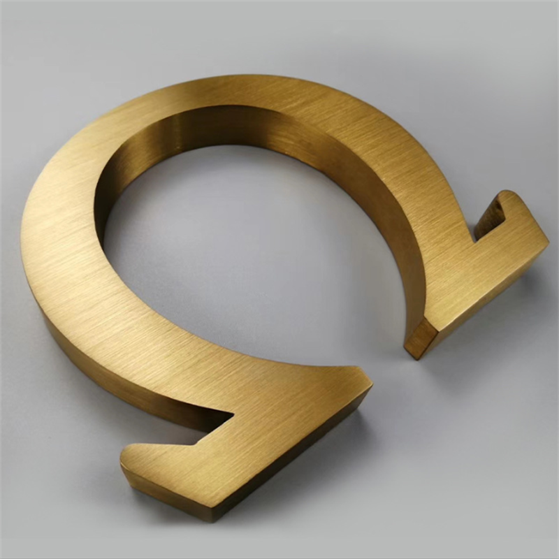 Custom Non Illuminated Signs Lobby Reception Indoor Sign 3d Raised Letter Sign Wall Logo Letter Brand Signage for Companies