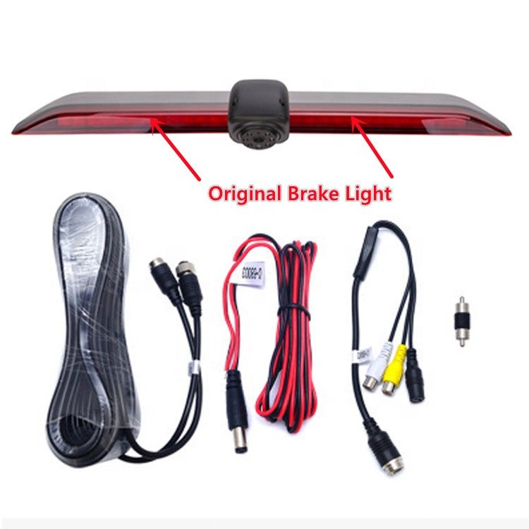 IR LED Car Brake Light Rear View Backup Camera for Crafter Van Light Parking Reverse Camera