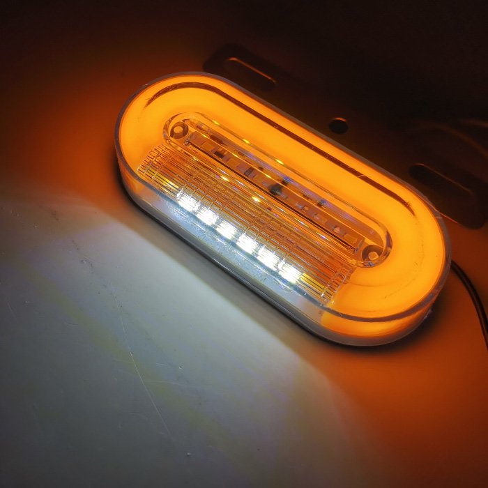Volv Vnl CE. Rohs LED Side Marker Lights RV Truck Trailer Clearance Light Waterproof OEM 24V Electric Car Avto COB Led Lamp