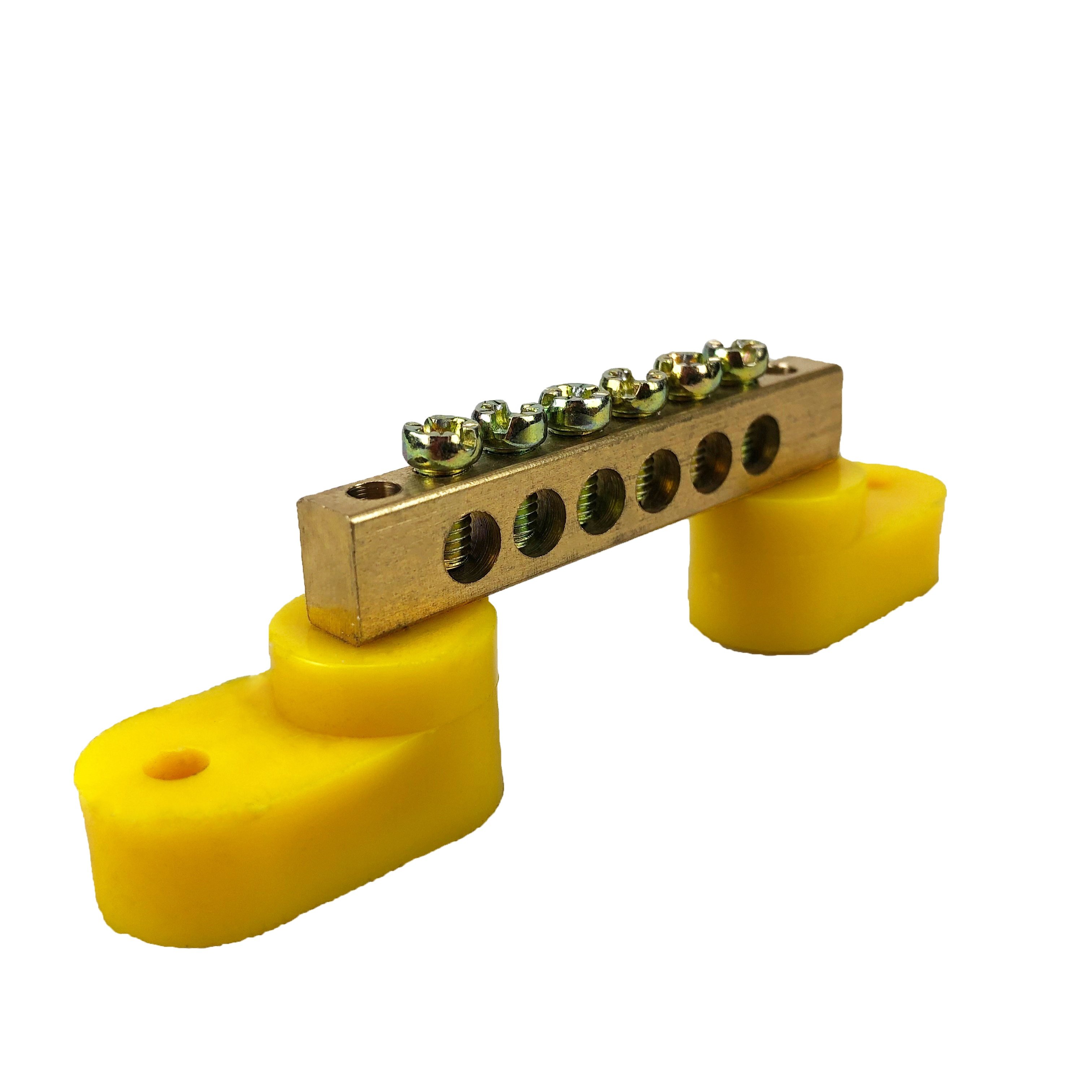Chaer High Grade Brass Neutral Links and Copper Earth Bus Bar Terminal Blocks Links for Earthing Accessories