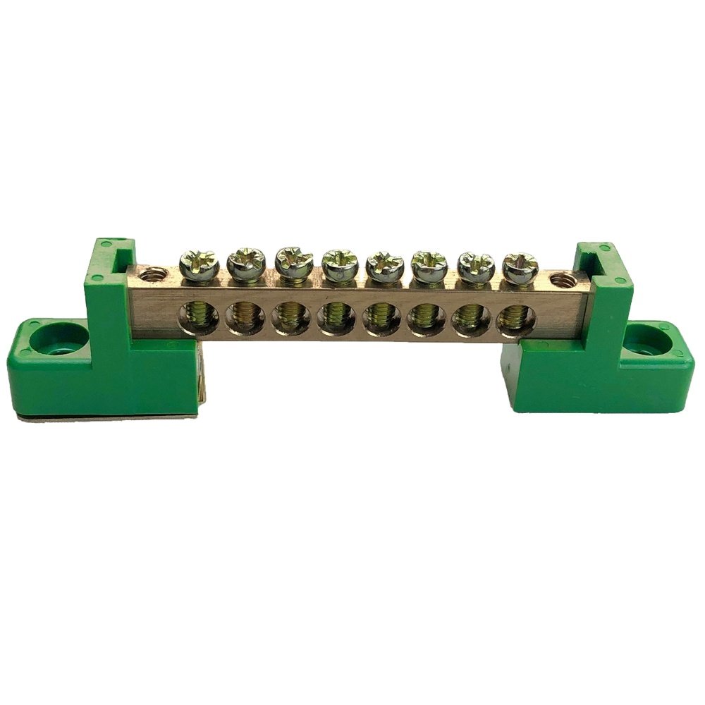 Chaer High Grade Brass Neutral Links and Copper Earth Bus Bar Terminal Blocks Links for Earthing Accessories